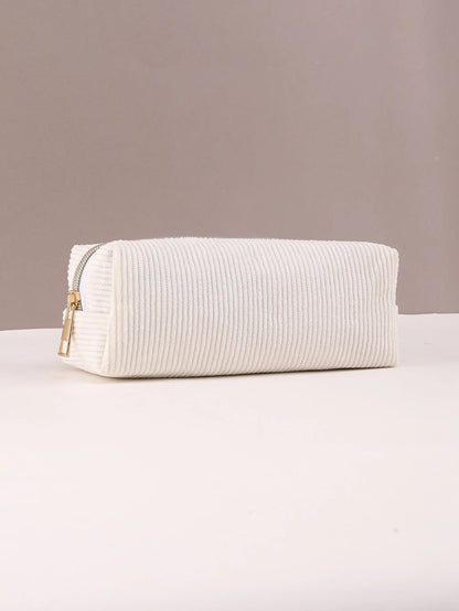Large Capacity Pencil Case, School Supplies Stationery Bag, Solid Color Pencil Case for School