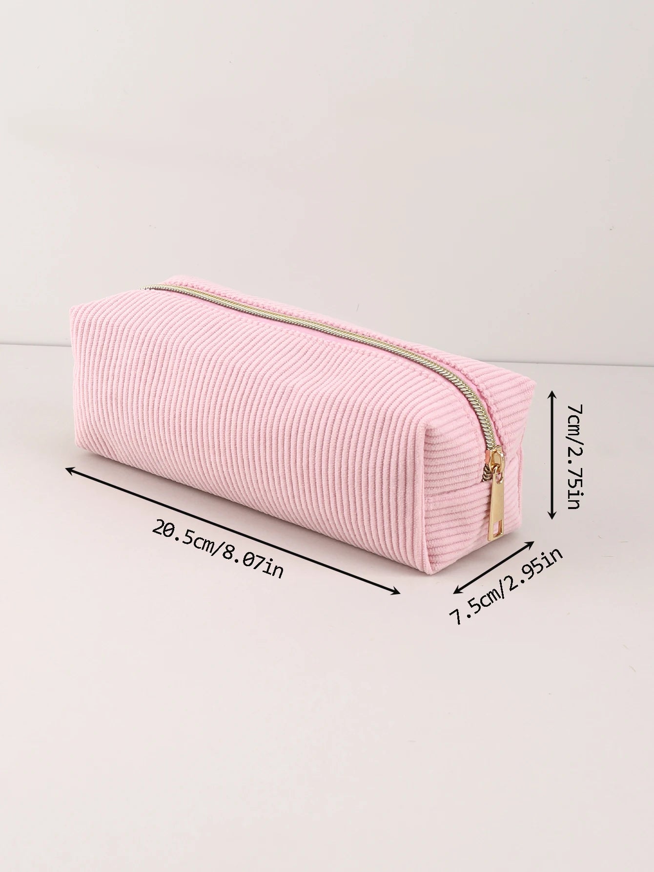 Large Capacity Pencil Case, School Supplies Stationery Bag, Solid Color Pencil Case for School