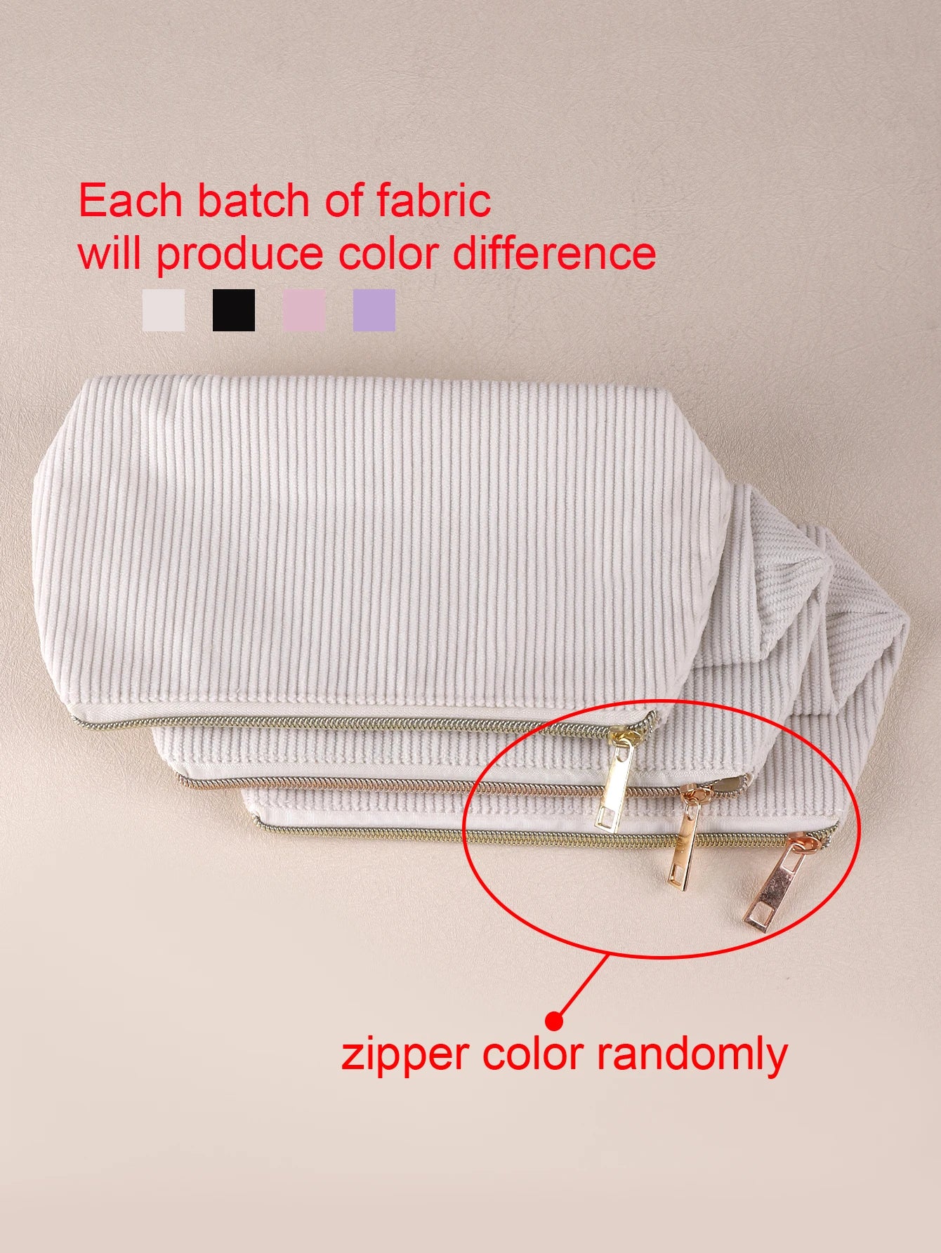 Large Capacity Pencil Case, School Supplies Stationery Bag, Solid Color Pencil Case for School