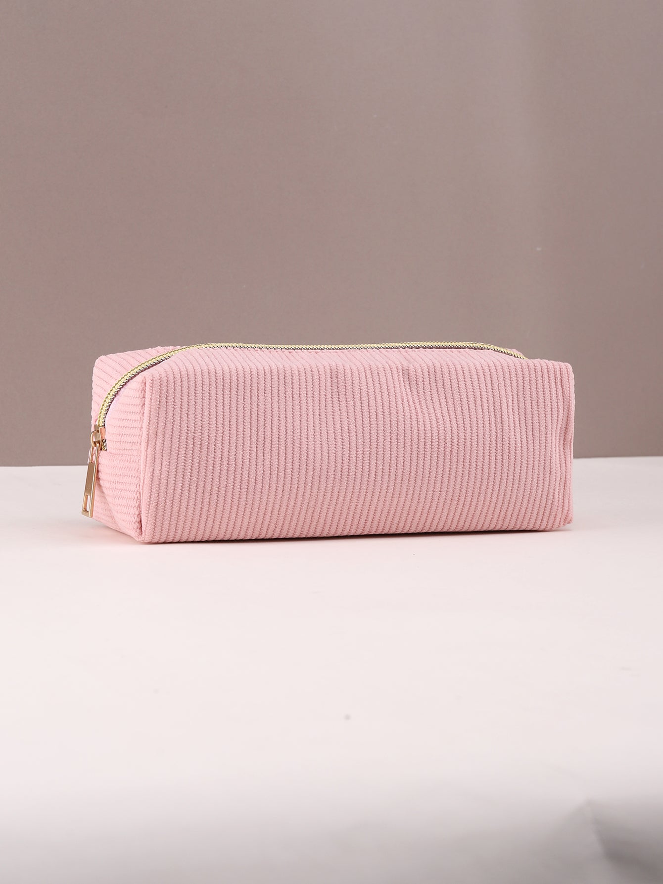 Large Capacity Pencil Case, School Supplies Stationery Bag, Solid Color Pencil Case for School