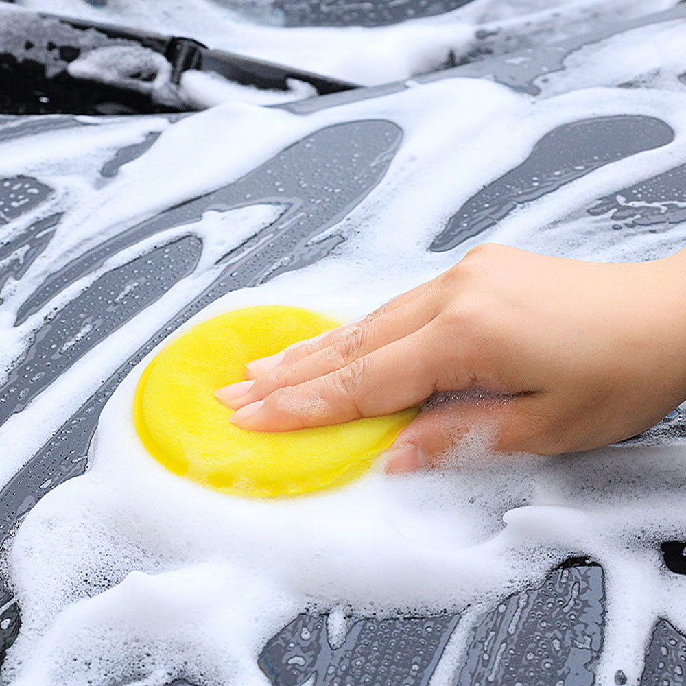 Car Foam Sponge Wax Applicator Cleaning Detailing Pads 10cm Car Wash Care Polishing Pad 4
