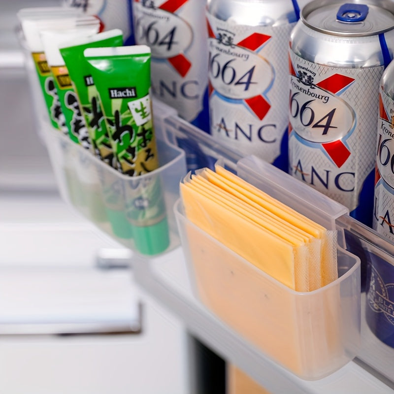 Wall-mounted Refrigerator Side Door Box, Multifunctional Storage Organizer for Small Items, Hanging Box, PP Material