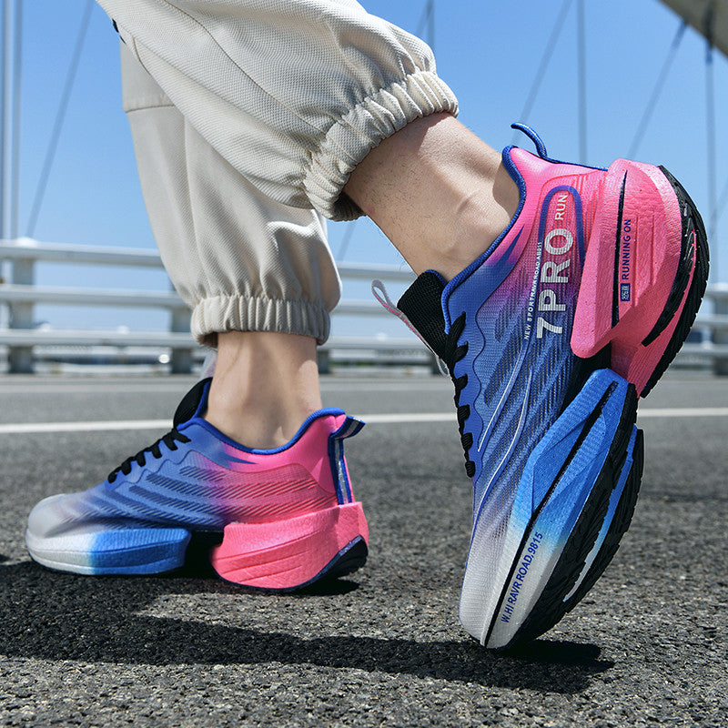 Mens Lightweight Running Shoes With Carbon Plate Soft Sole AntiSlip Sports Sneakers Casual Mesh Sho 1