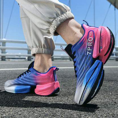 Mens Lightweight Running Shoes With Carbon Plate Soft Sole AntiSlip Sports Sneakers Casual Mesh Sho 1