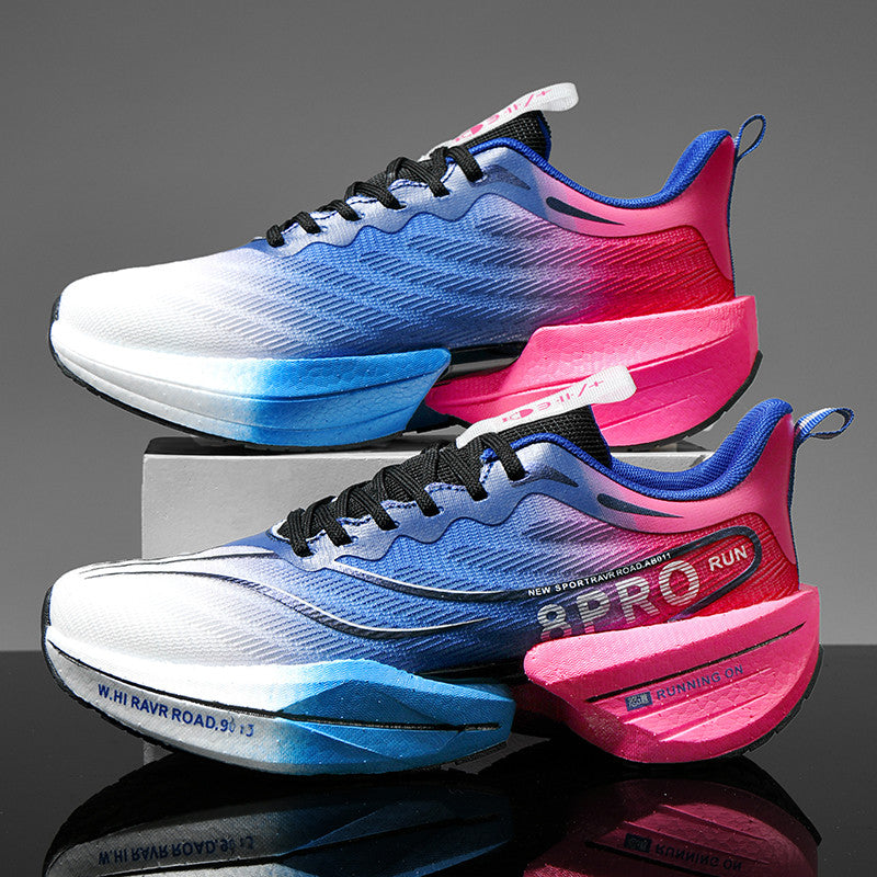 Mens Lightweight Running Shoes With Carbon Plate Soft Sole AntiSlip Sports Sneakers Casual Mesh Sho 3