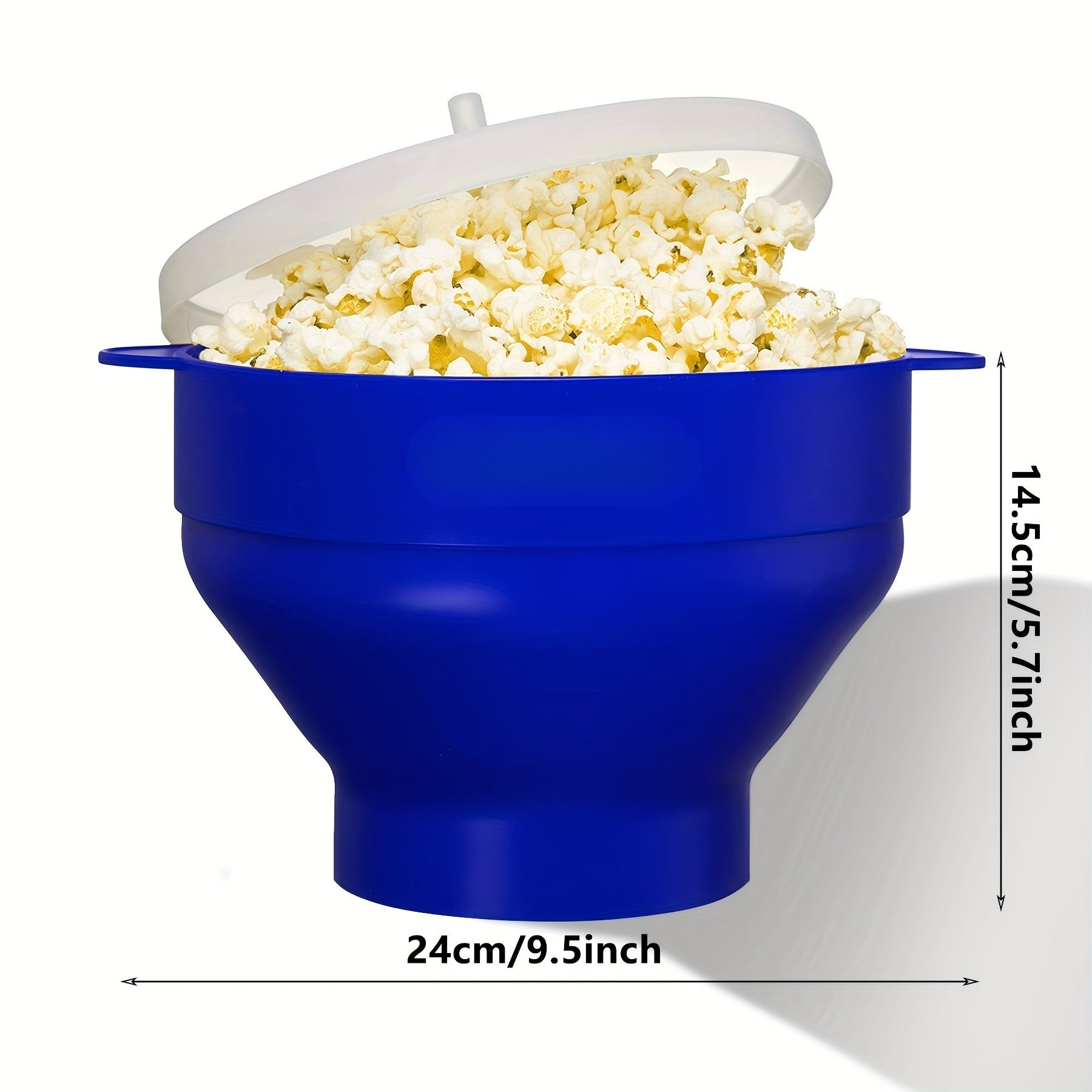 Large Capacity Microwave Popcorn Maker Foldable Silicone Bowl BPAFree  Dishwasher Safe 3