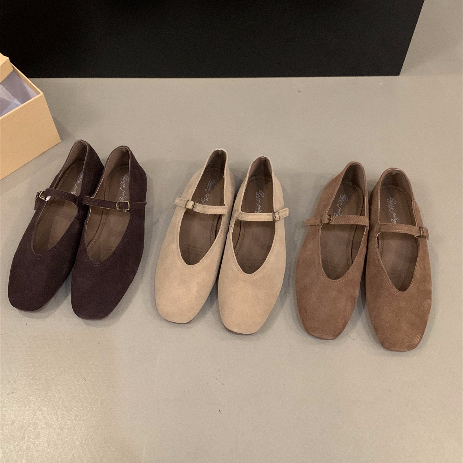 Soft Leather Women Flats Spring New Brand Round Toe Shallow Slip On Casual Ballet Shoes Elegant Dre 1