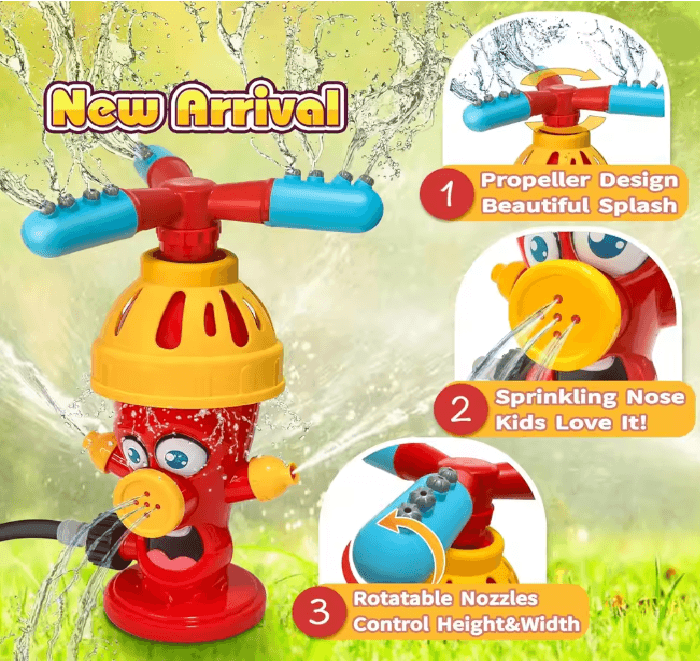 AquaBurst Kids Hydrant Sprinkler Toy 2