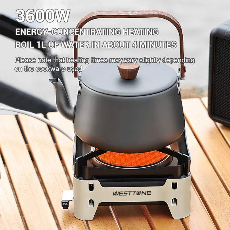 Westtune Camping Cooking Burner Portable 3600W Infrared Gas Stove With Electronic Ignition 2