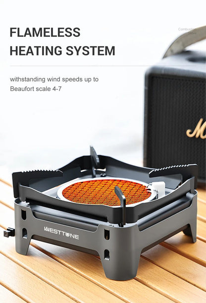 Westtune Camping Cooking Burner Portable 3600W Infrared Gas Stove With Electronic Ignition 11