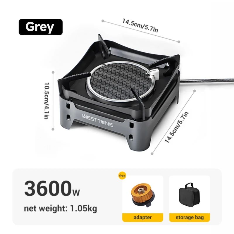Westtune Camping Cooking Burner Portable 3600W Infrared Gas Stove With Electronic Ignition 19