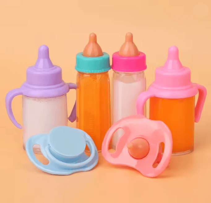 BabyBliss Magic Milk Doll Bottle Set