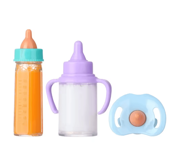 BabyBliss Magic Milk Doll Bottle Set 4