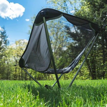 Westtune Ultralight Camping Chair 780g Aluminum Folding Moon Chair For Hiking And Travel 5