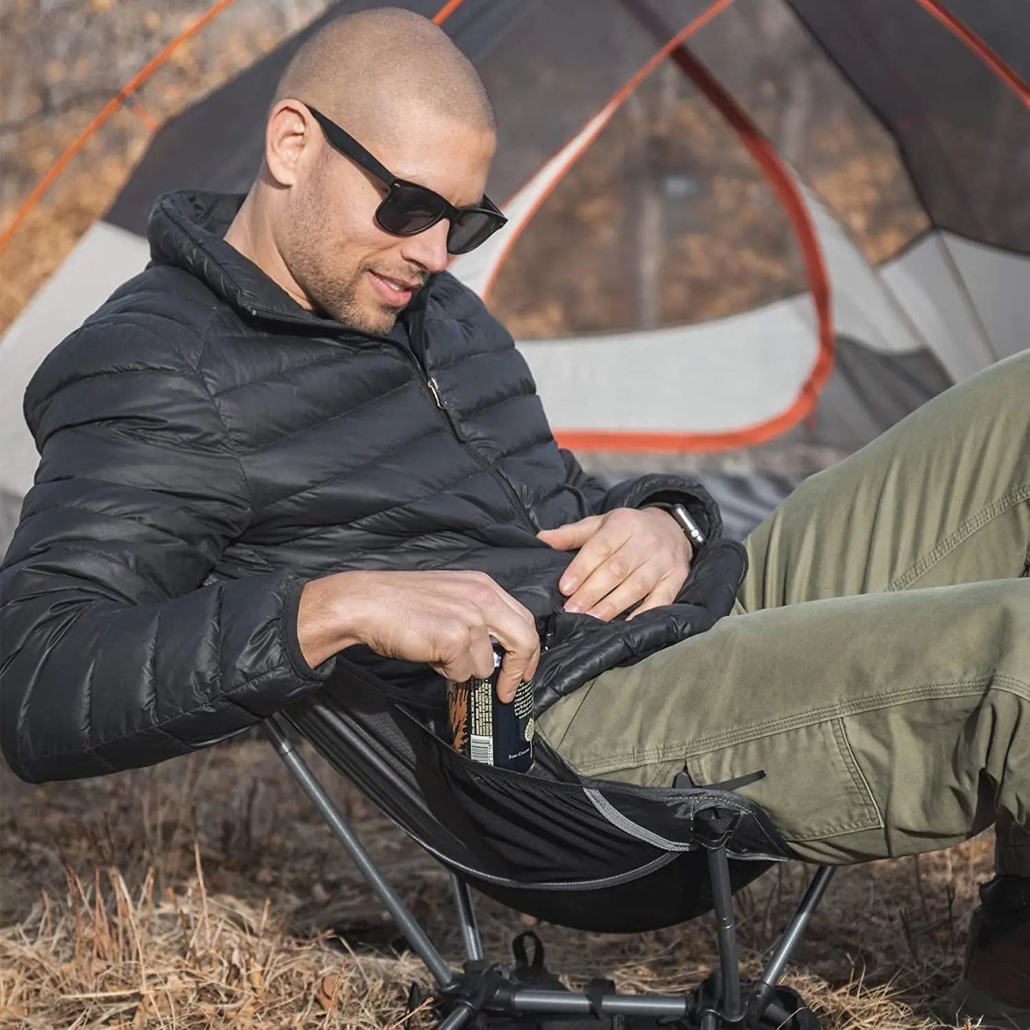 Westtune Ultralight Camping Chair 780g Aluminum Folding Moon Chair For Hiking And Travel 7