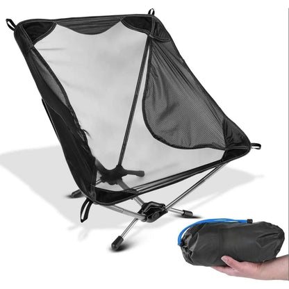 Westtune Ultralight Camping Chair 780g Aluminum Folding Moon Chair For Hiking And Travel 8