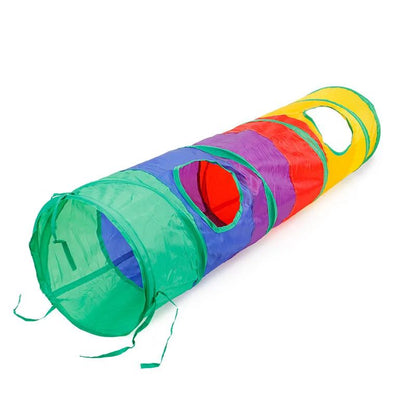 Foldable Cat Tunnel Toy Durable Breathable Play Tube For Indoor Cats 11
