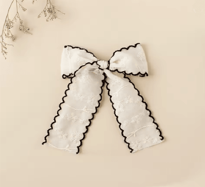 LaceBloom Girls Bow Hair Clip 7