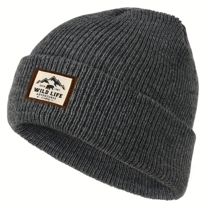 Windproof Winter Autumn Knitted Beanie Hat Soft Elastic Cycling Skull Cap Warm Hiking Camping Headc 10