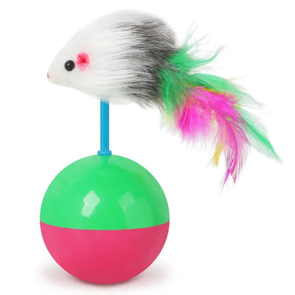 Interactive Cat Toy Set Mouse Tumbler And Teasing Toys For Cats And Small Pets 6