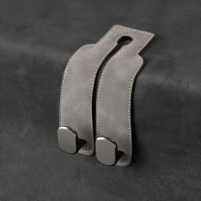 Premium Car Seat Back Hook  Leather  ABS Headrest Purse Hook 8