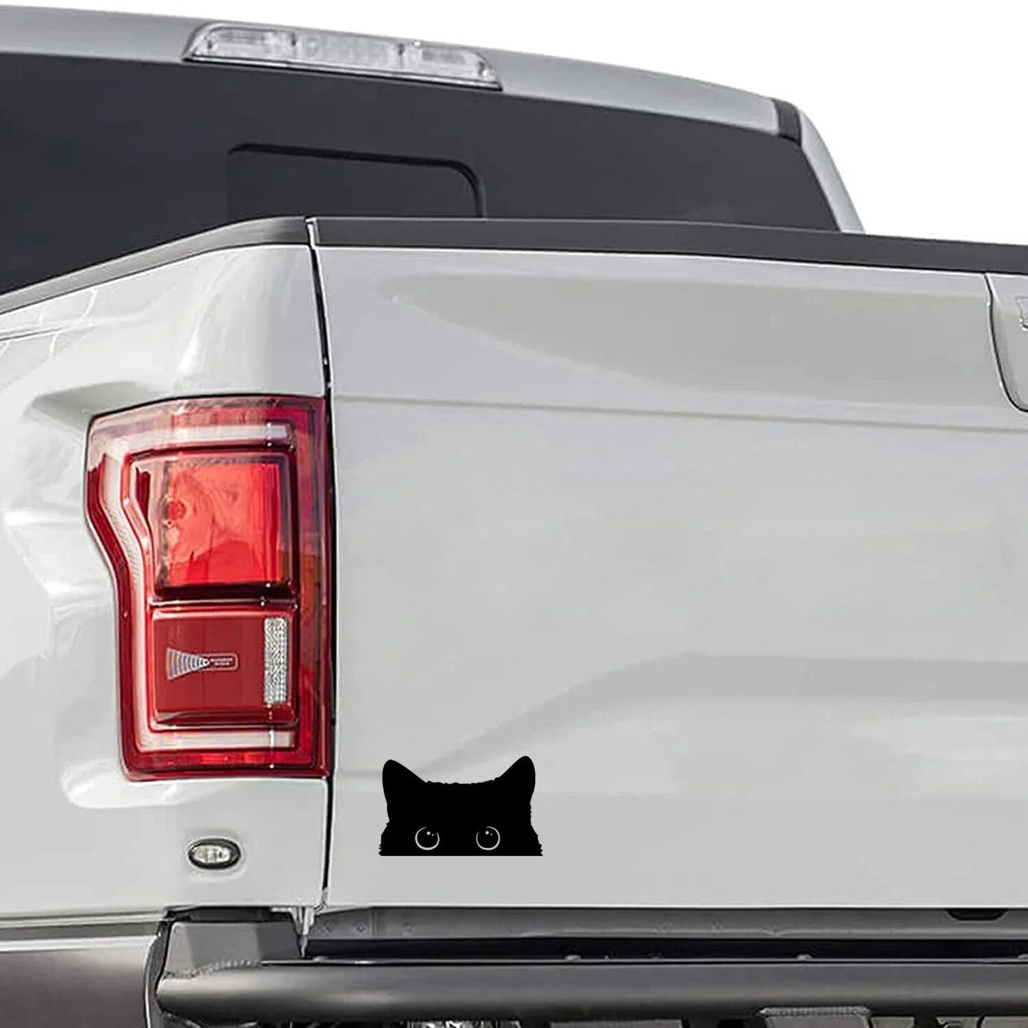 Playful Cat Vinyl Car Sticker  Waterproof Cute Eyes Car Decal 4