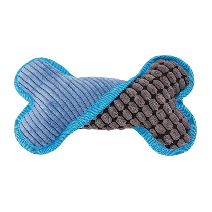 Stuffed Plush Chew Toys For Dogs Squeaky Bones Toy Puppy Birthday Gifts 1