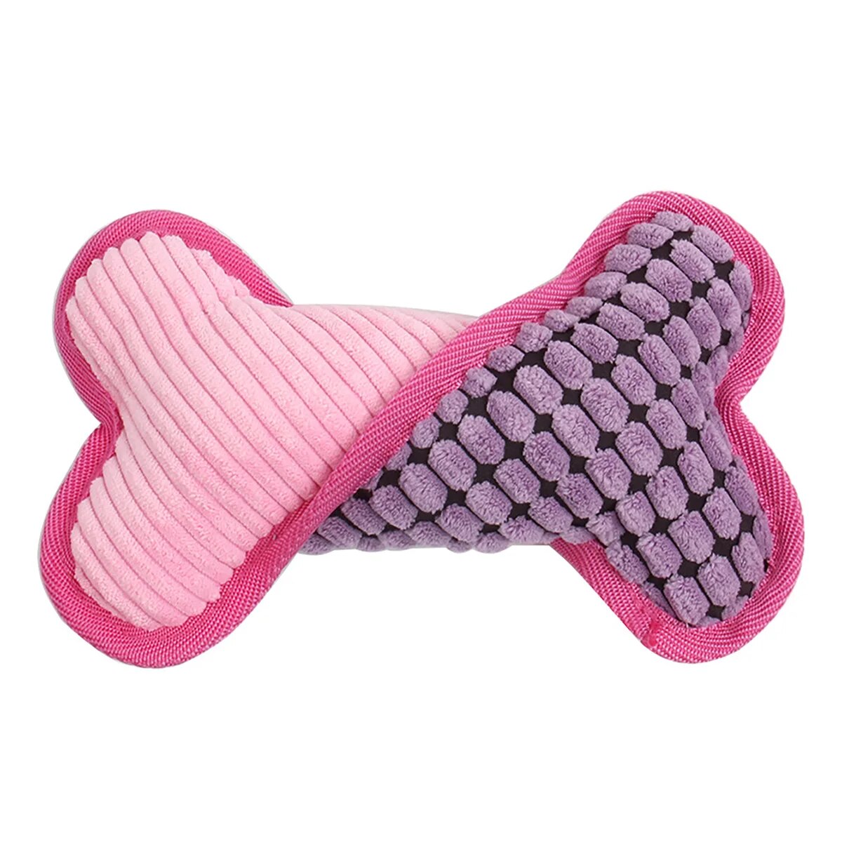 Stuffed Plush Chew Toys For Dogs Squeaky Bones Toy Puppy Birthday Gifts 8