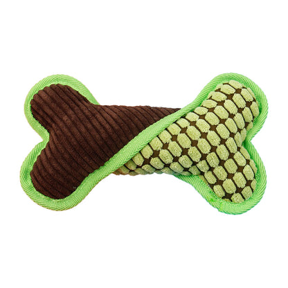 Stuffed Plush Chew Toys For Dogs Squeaky Bones Toy Puppy Birthday Gifts 2