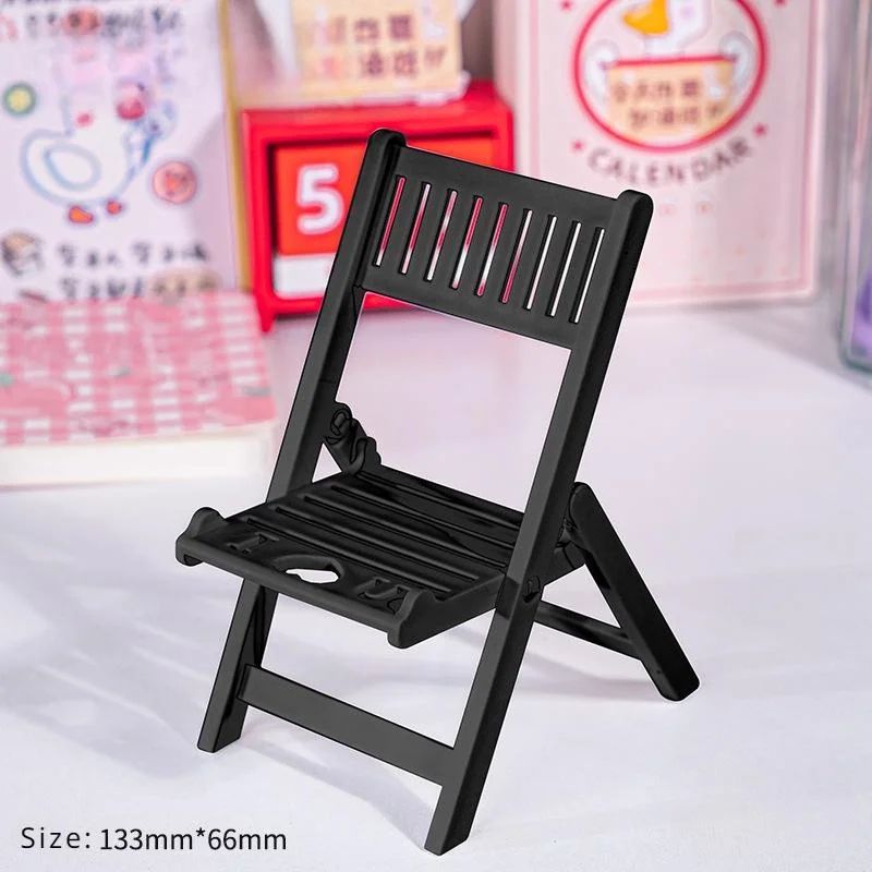 Compact Mini ChairStyle Foldable Phone Stand  Universal CandyColor Mobile Holder 8