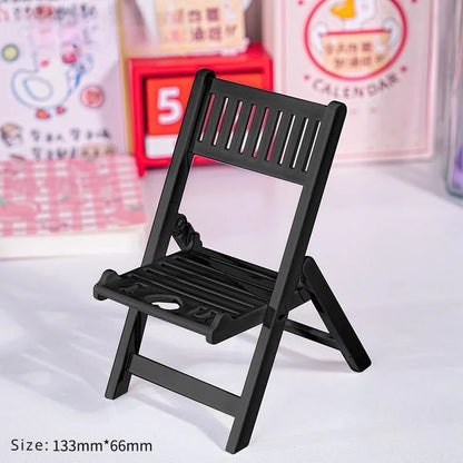 Compact Mini ChairStyle Foldable Phone Stand  Universal CandyColor Mobile Holder 8