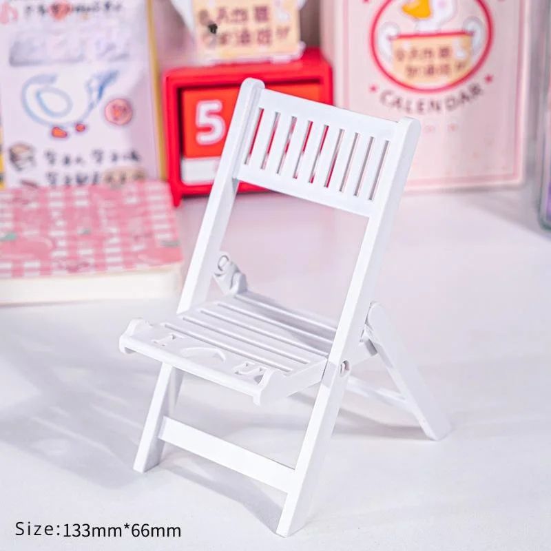 Compact Mini ChairStyle Foldable Phone Stand  Universal CandyColor Mobile Holder 10
