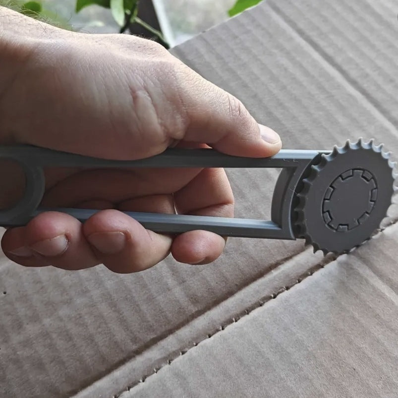 New Cardboard Box Punch Tool, Heavy Duty Paper Hole Puncher for DIY Craft and Packaging