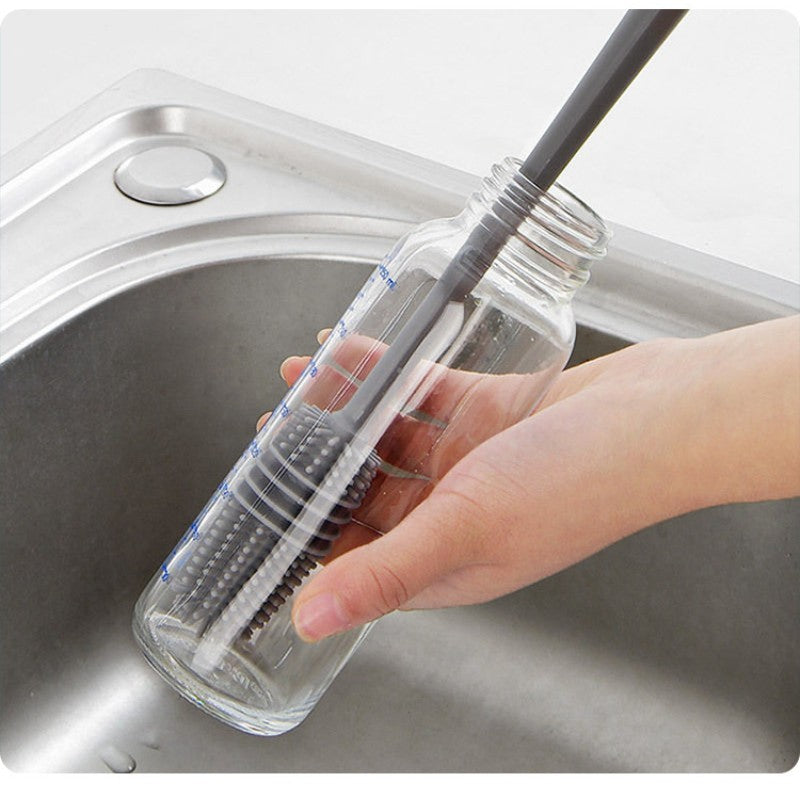 Kitchen Cleaning Tool, Silicone Glass Cleaner, Wineglass Brush