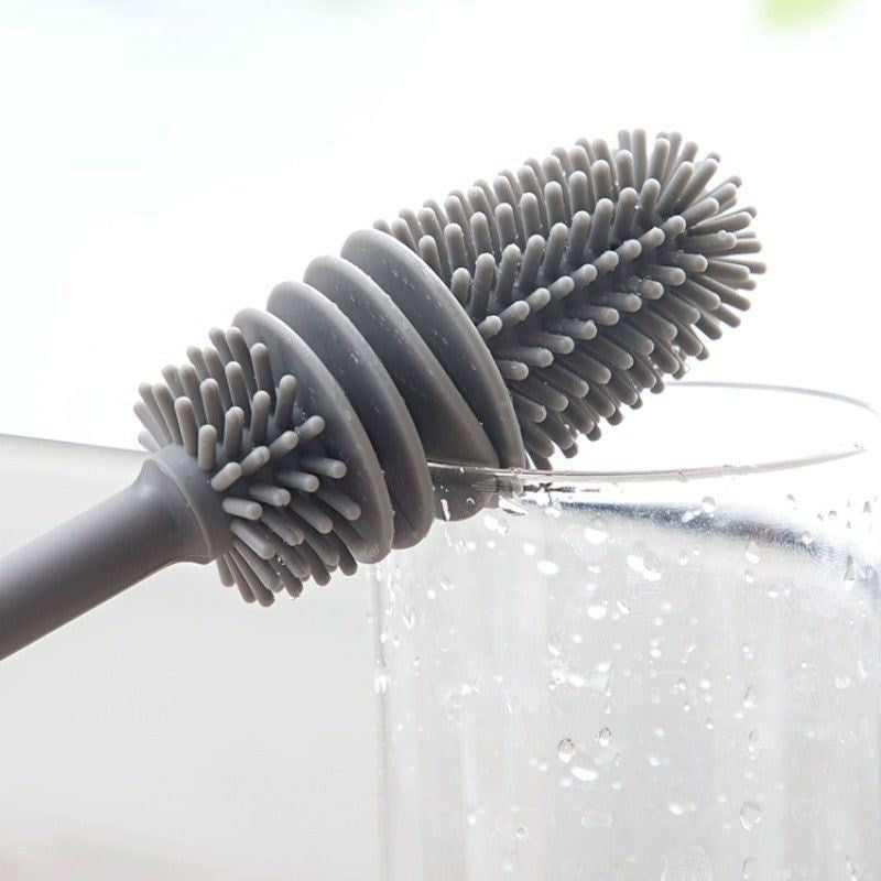 Kitchen Cleaning Tool, Silicone Glass Cleaner, Wineglass Brush