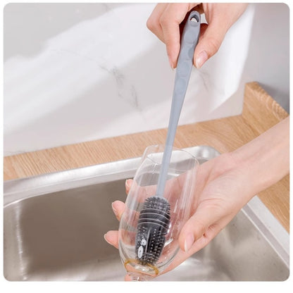 Kitchen Cleaning Tool, Silicone Glass Cleaner, Wineglass Brush