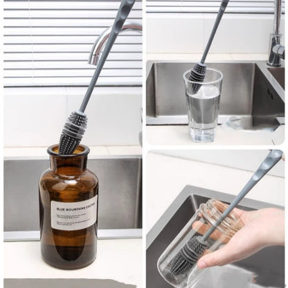 Kitchen Cleaning Tool, Silicone Glass Cleaner, Wineglass Brush