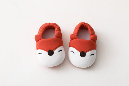 Cartoon Animals Baby Slippers Soft NonSlip First Walkers 6