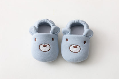 Cartoon Animals Baby Slippers Soft NonSlip First Walkers 8