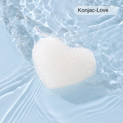 Konjac Puff Baby Bath Sponge Childrens Face Wash Hair Shampoo Exfoliating Cotton Bath Artifact 3