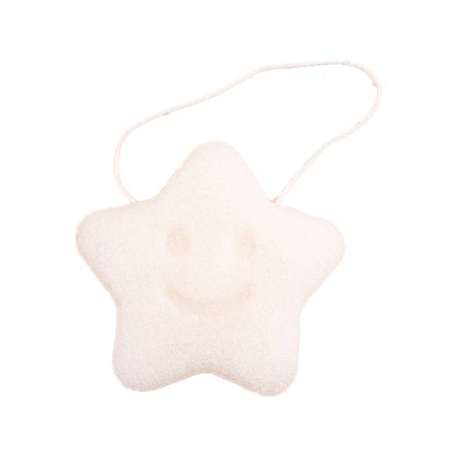 Konjac Puff Baby Bath Sponge, Children's Face Wash, Hair Shampoo, Exfoliating Cotton Bath Artifact
