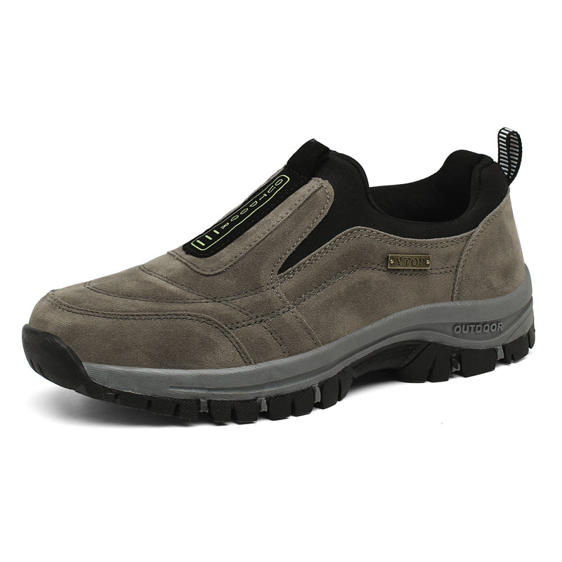 Comfortable Men's Non-Slip Casual Sports Shoes, Wear-Resistant Hiking Shoes, Outdoor Fashion Flat Walking Shoes
