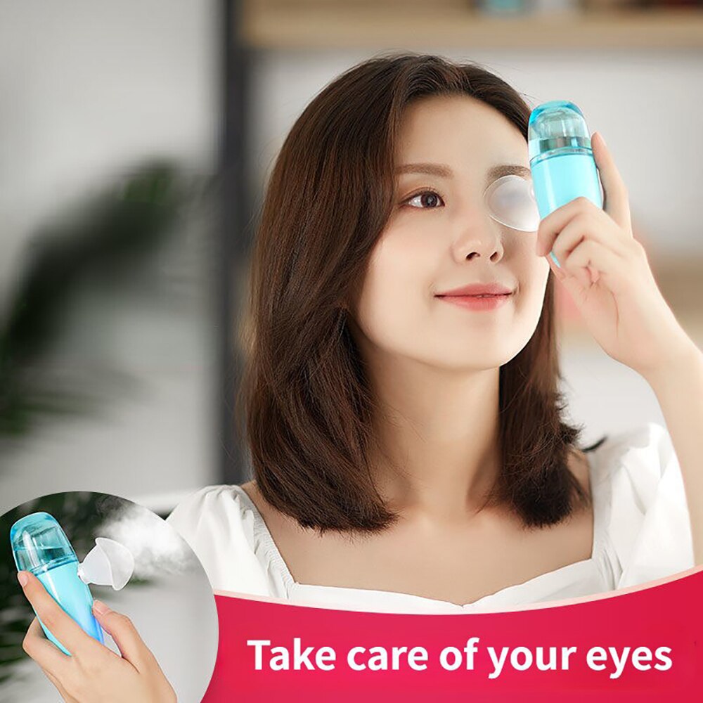 Portable Eye Moistener Nano Spray, Astringent for Dry Eyes, USB Charging