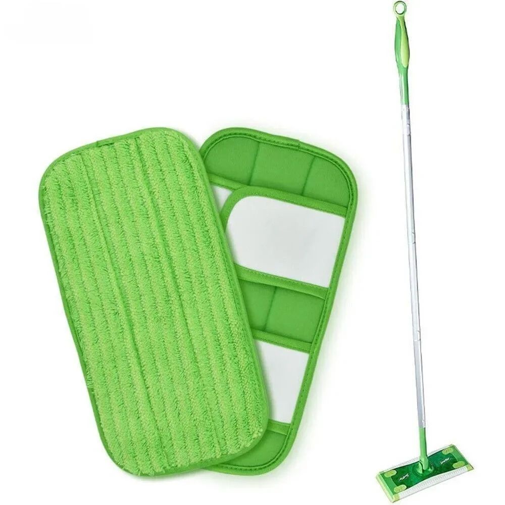 Premium Washable Microfiber Mop Pad  12inch Reusable Floor Cleaning Cloth 2