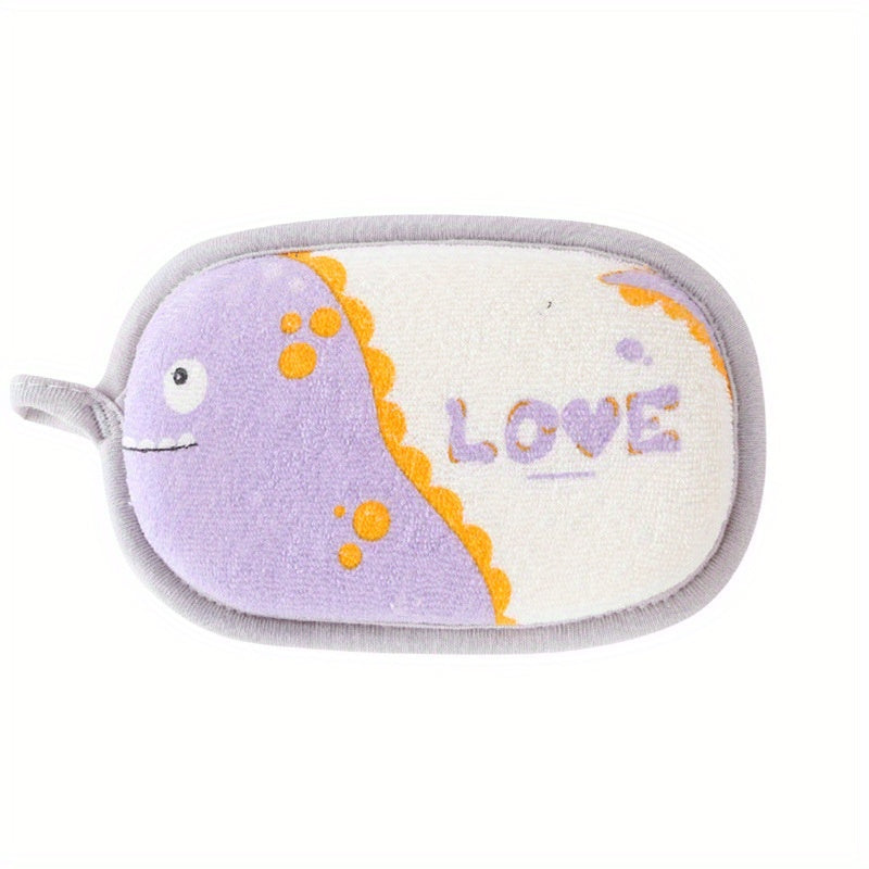 Baby Bath Sponge Children Scrub Bath Towel Cartoon Cleaning Brush For Kids Toddlers Newborns Shower 7