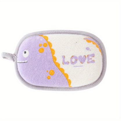 Baby Bath Sponge Children Scrub Bath Towel Cartoon Cleaning Brush For Kids Toddlers Newborns Shower 7