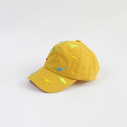 Summer Kids Baseball Cap Cartoon Dinosaur Embroidery Baby Cap Outdoor Adjustable Infant Boy Girls S 4