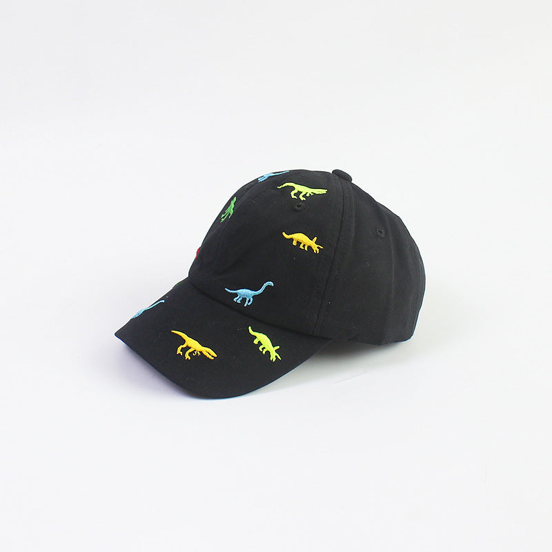 Summer Kids Baseball Cap Cartoon Dinosaur Embroidery Baby Cap Outdoor Adjustable Infant Boy Girls S 5