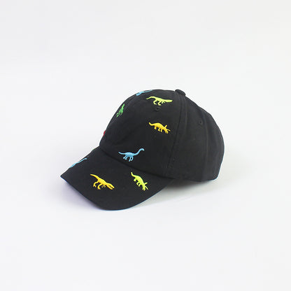 Summer Kids Baseball Cap Cartoon Dinosaur Embroidery Baby Cap Outdoor Adjustable Infant Boy Girls S 5
