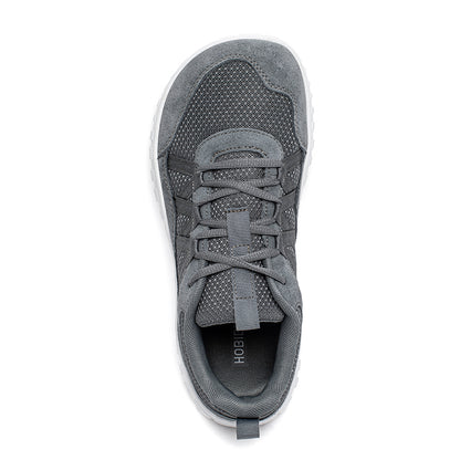 Non Slip Outdoor Sneakers Wide Toe Lace Up Breathable Running Shoes For Men Women 2